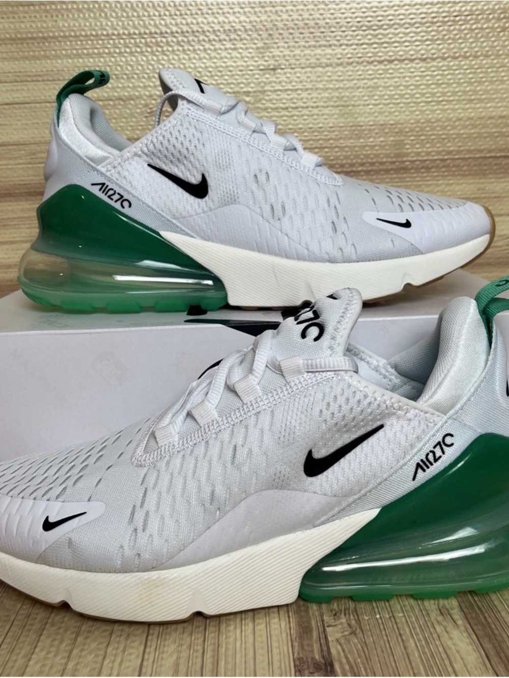 Nike Air Max 270 Women’s Shoes - White & Green